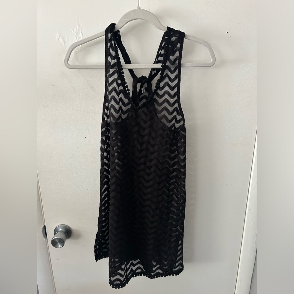 Black Bathing Suit Coverup